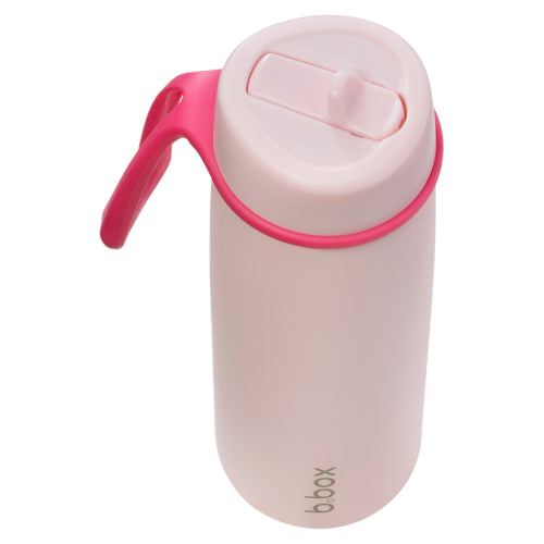Botella térmica con boquilla plegable y asa 690ml Pink Paradise- B.box