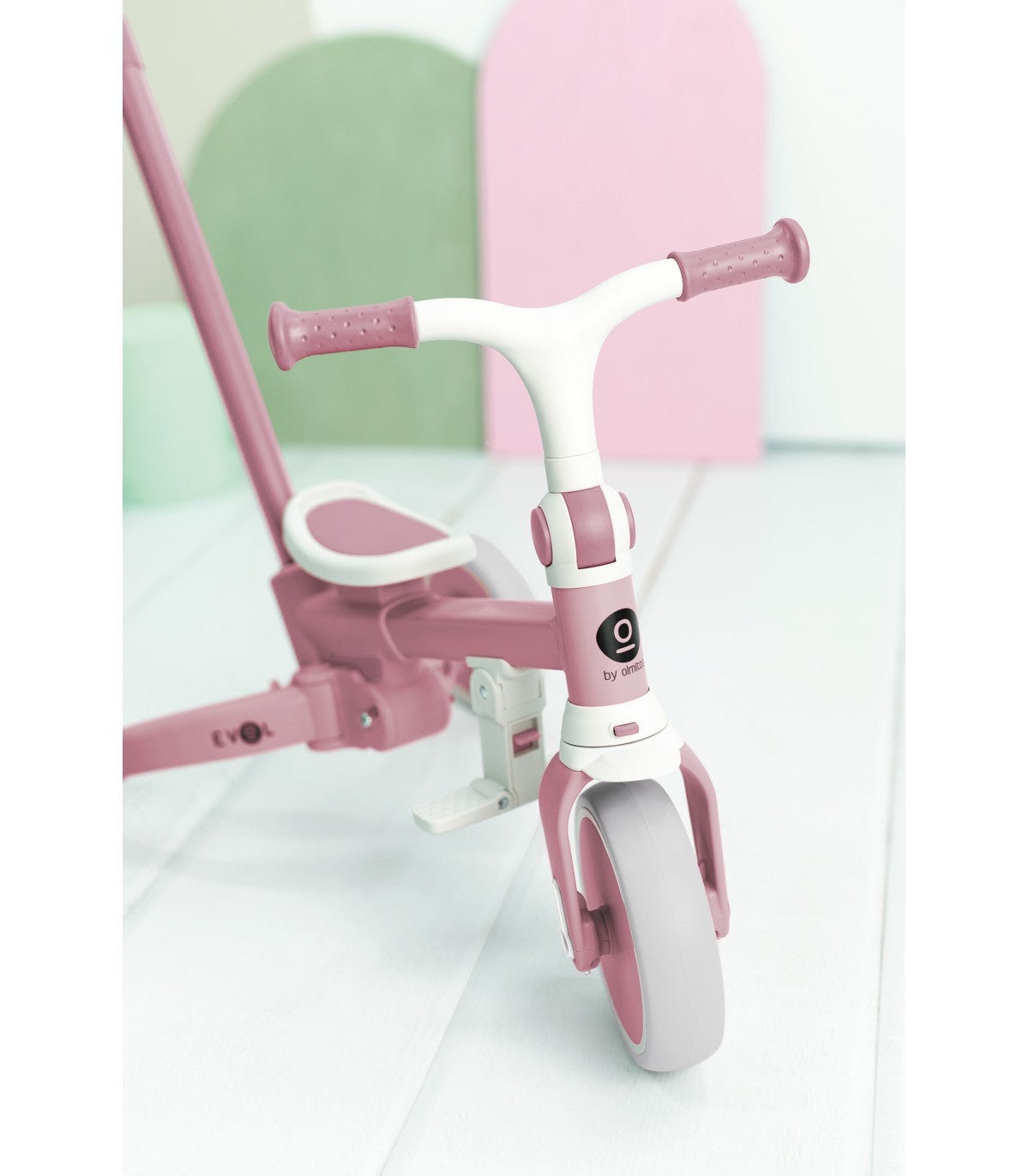 Triciclo Multifuncion Evol Rosa- Olmitos