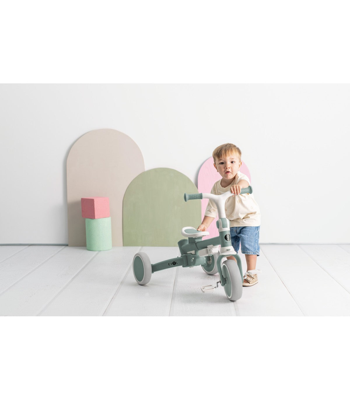 Triciclo Multifuncion Evol Mint- Olmitos