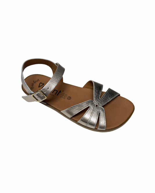 Sandalia Velvet Platino- Vivant