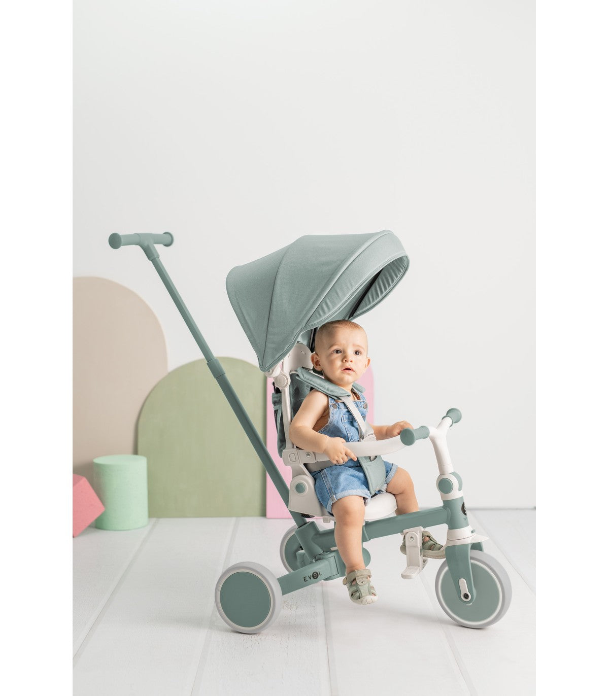 Triciclo Multifuncion Evol Mint- Olmitos