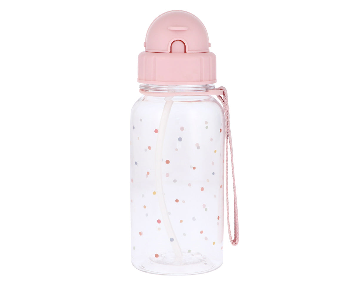 Botella Plástico Dots Pink  - Tutete