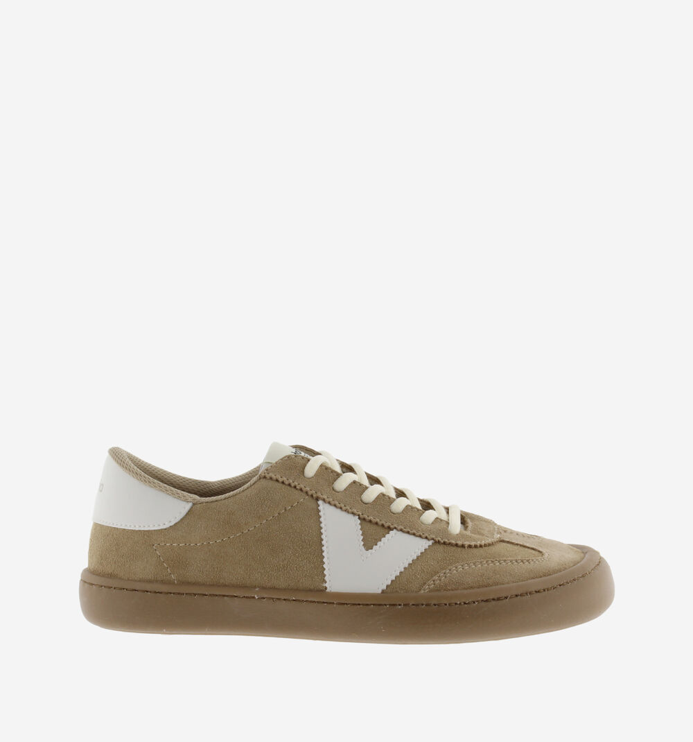 Zapatilla Olmo Barefoot Serraje Beige- Victoria