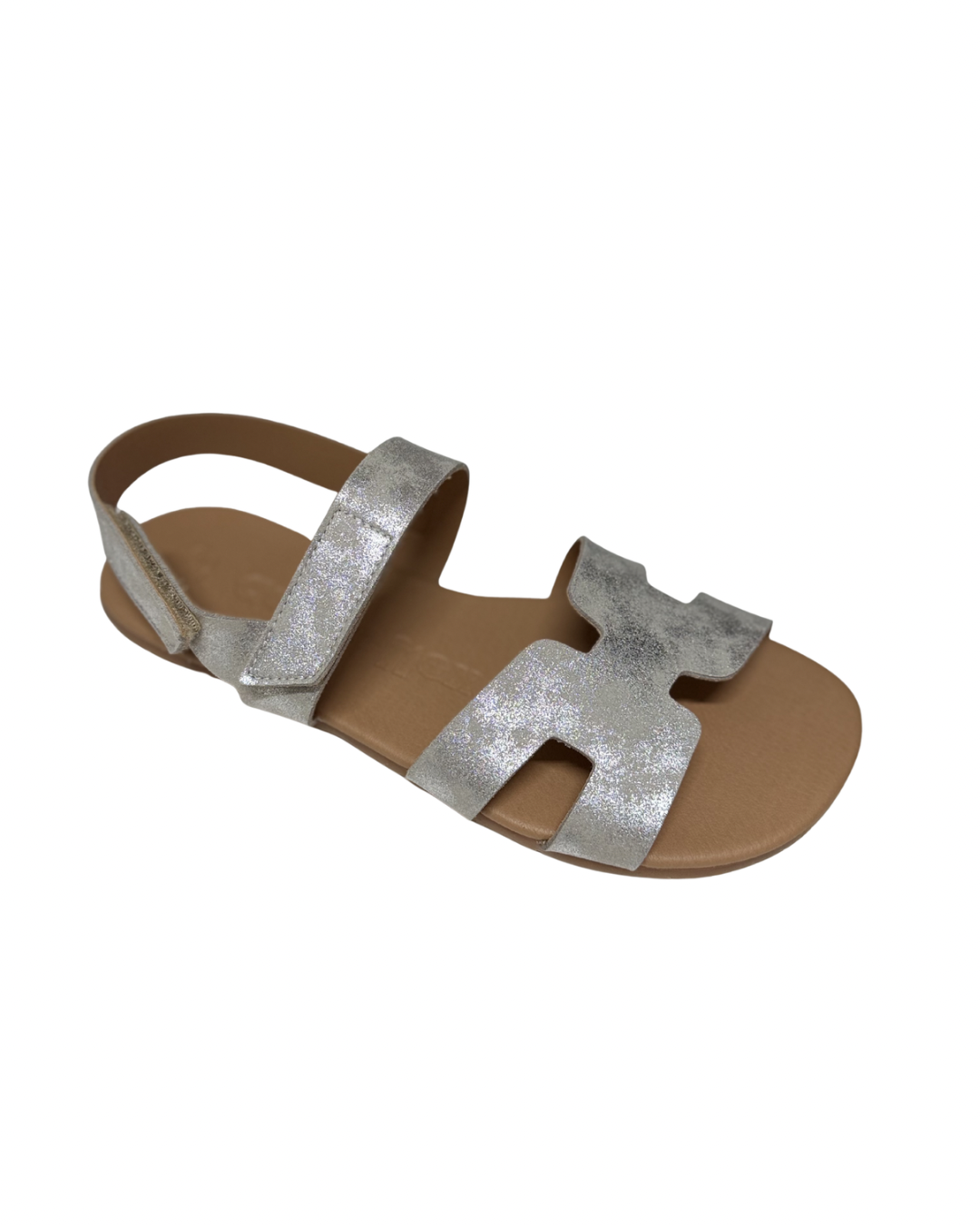 Sandalia Microstar plata- Coqueflex