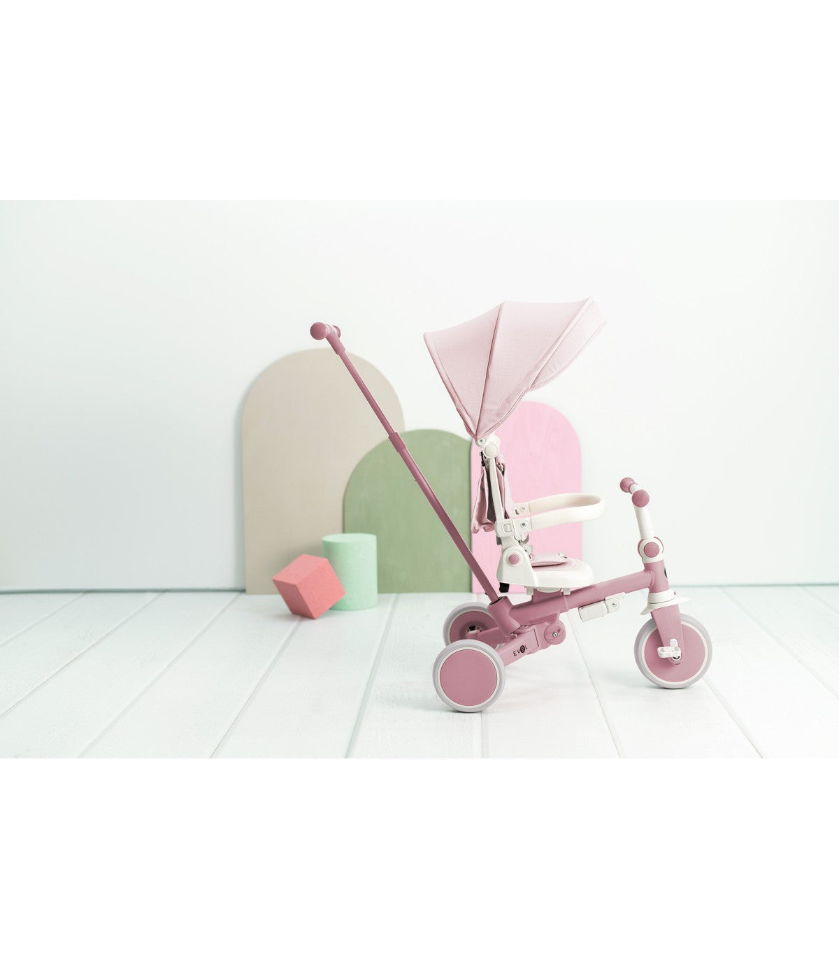 Triciclo Multifuncion Evol Rosa- Olmitos