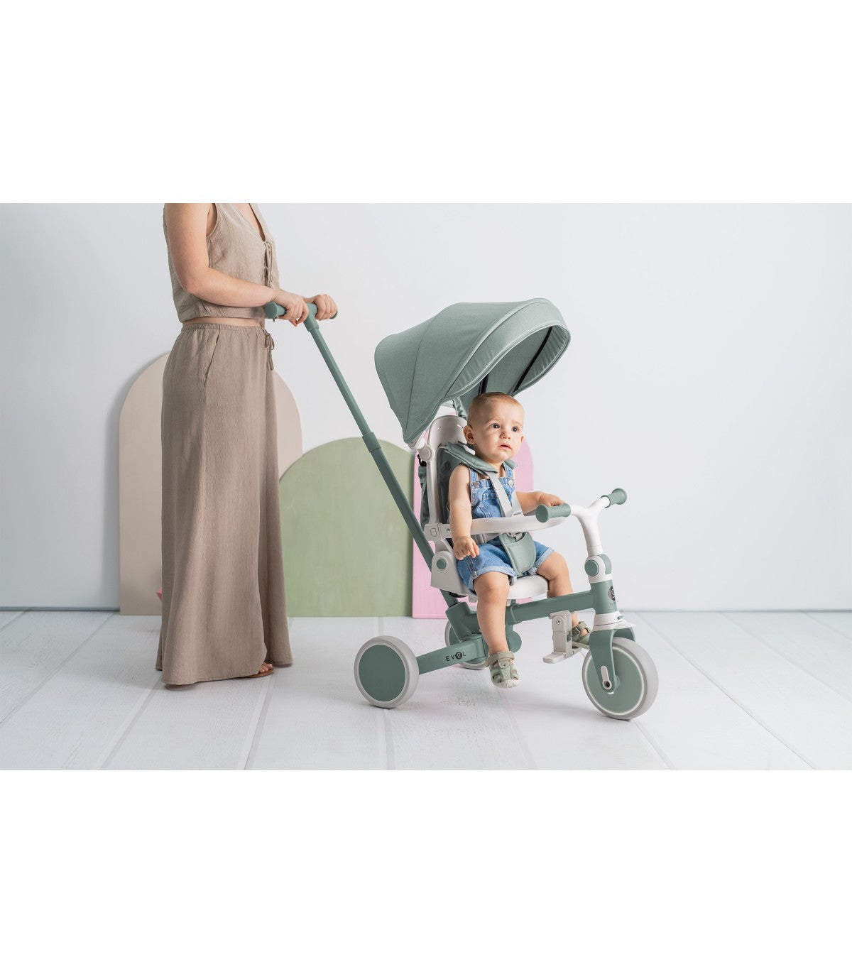 Triciclo Multifuncion Evol Mint- Olmitos