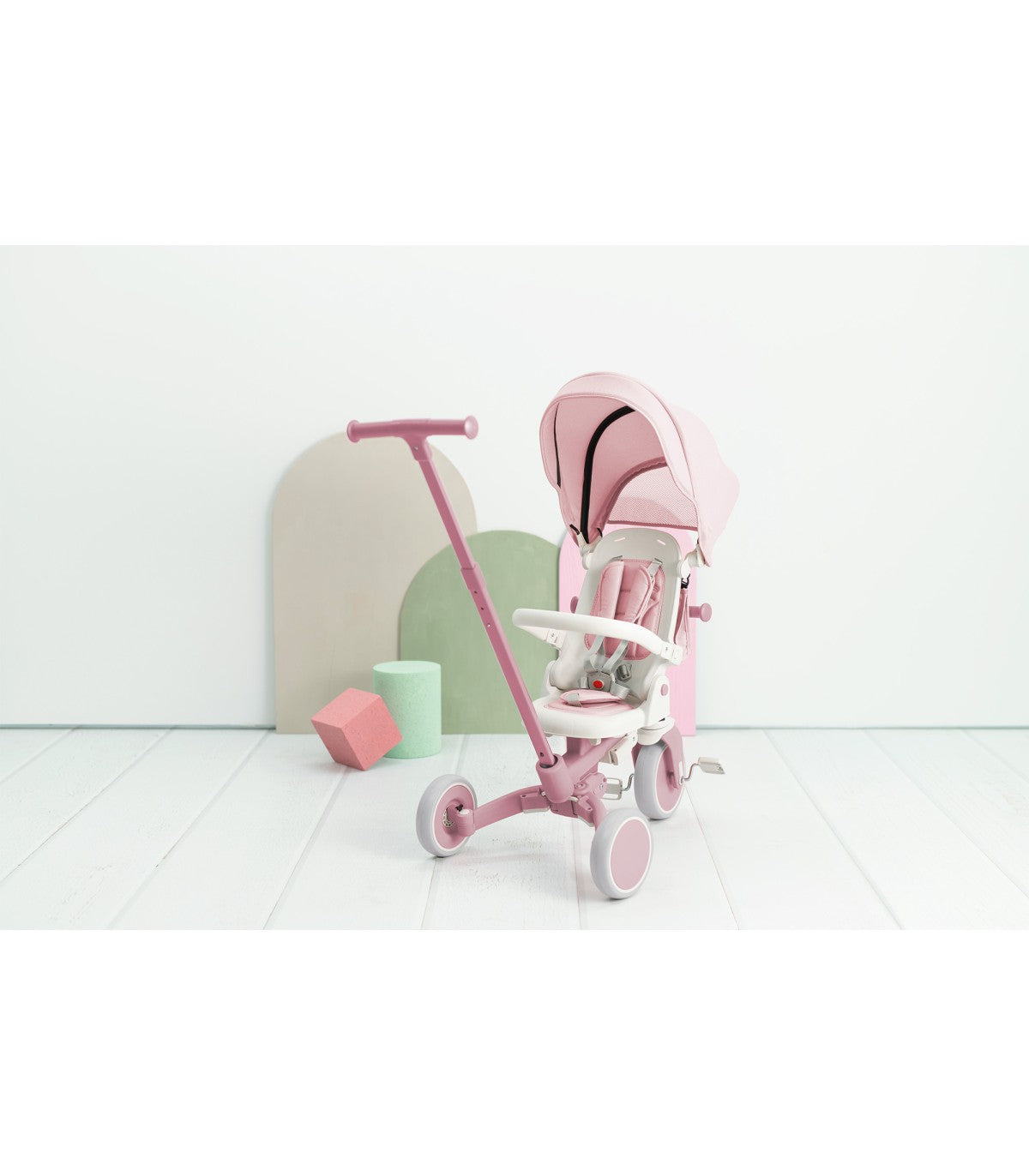 Triciclo Multifuncion Evol Rosa- Olmitos