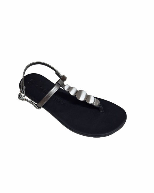Sandalia abierta plata- Coqueflex