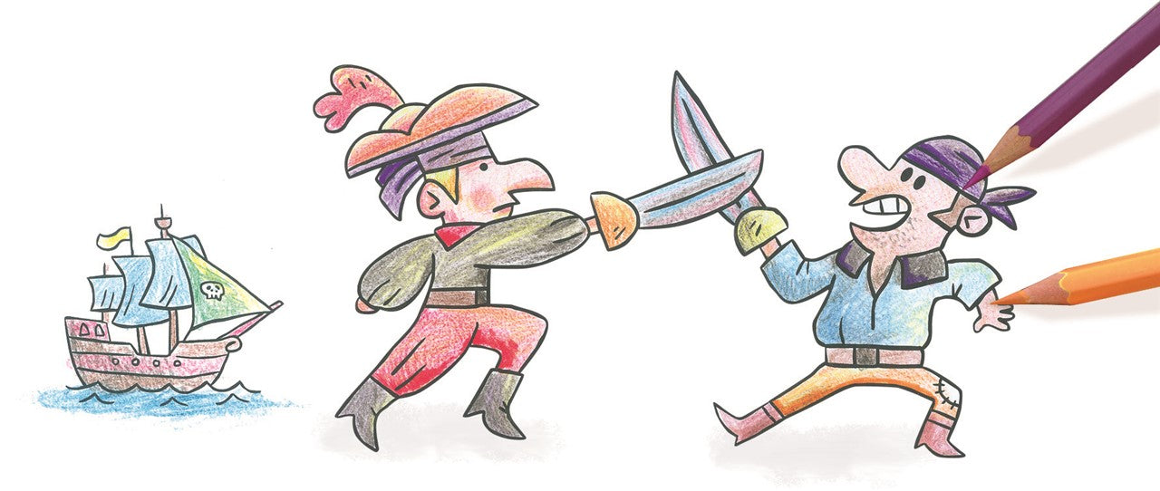 Set de sellos Los Piratas- Crealign