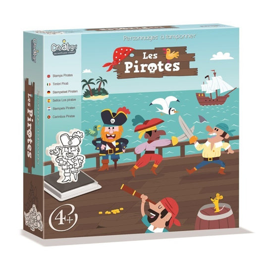 Set de sellos Los Piratas- Crealign