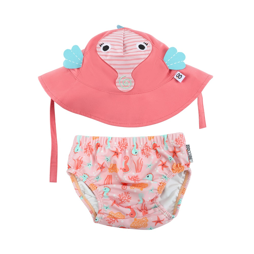 Set bañador y gorro Caballito de mar- Zoocchini