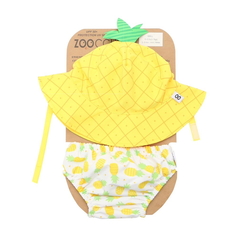 Set bañador y gorro Piña- Zoocchini