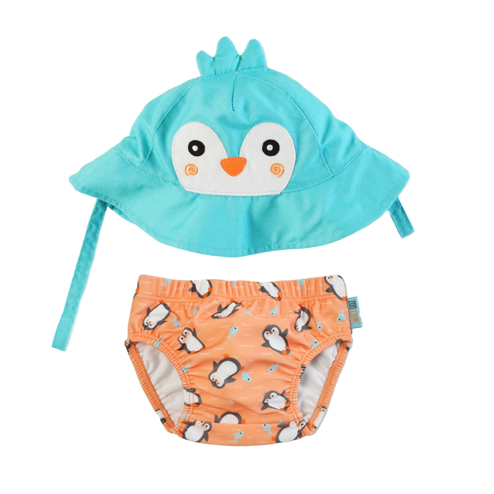 Set bañador y gorro Pingüino- Zoocchini