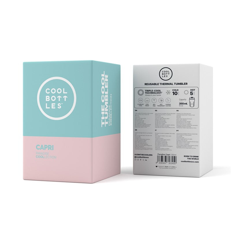 Paradise Tumbler Capri 350ml- Cool Bottles