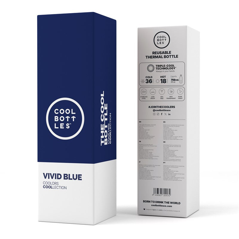 Botella térmica Vivid Blue 750ml- Cool Bottles
