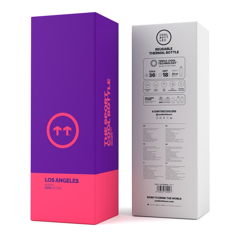 Botella térmica Sport Los Ángeles 950ml- Cool Bottles