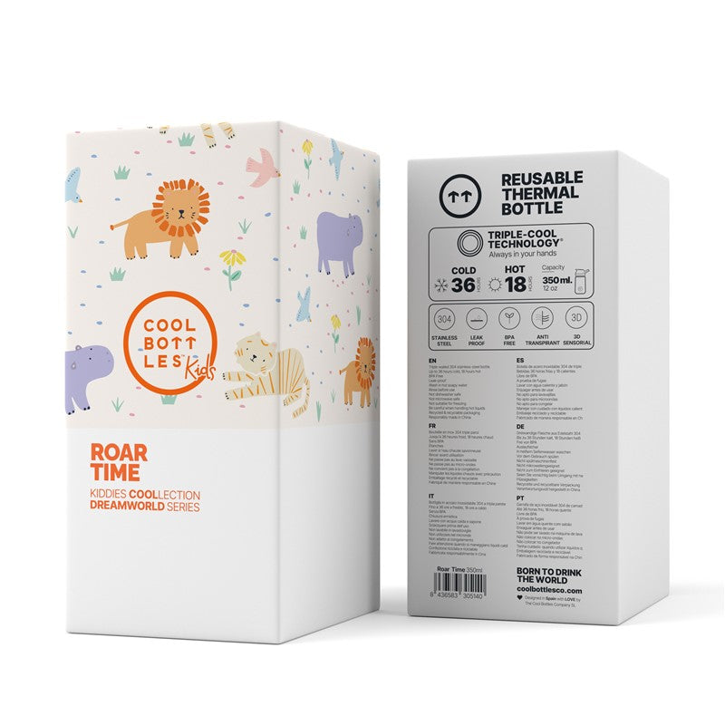 Botella térmica Roar Time 350ml- Cool Bottles