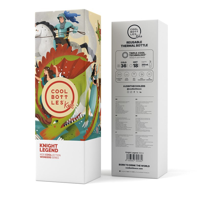 Botella térmica Knight Legend 350ml- Cool Bottles