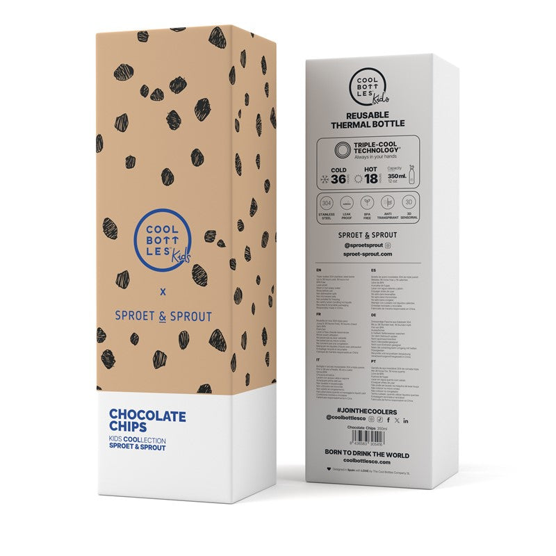 Botella térmica Chocolate Chips 350ml- Cool Bottles