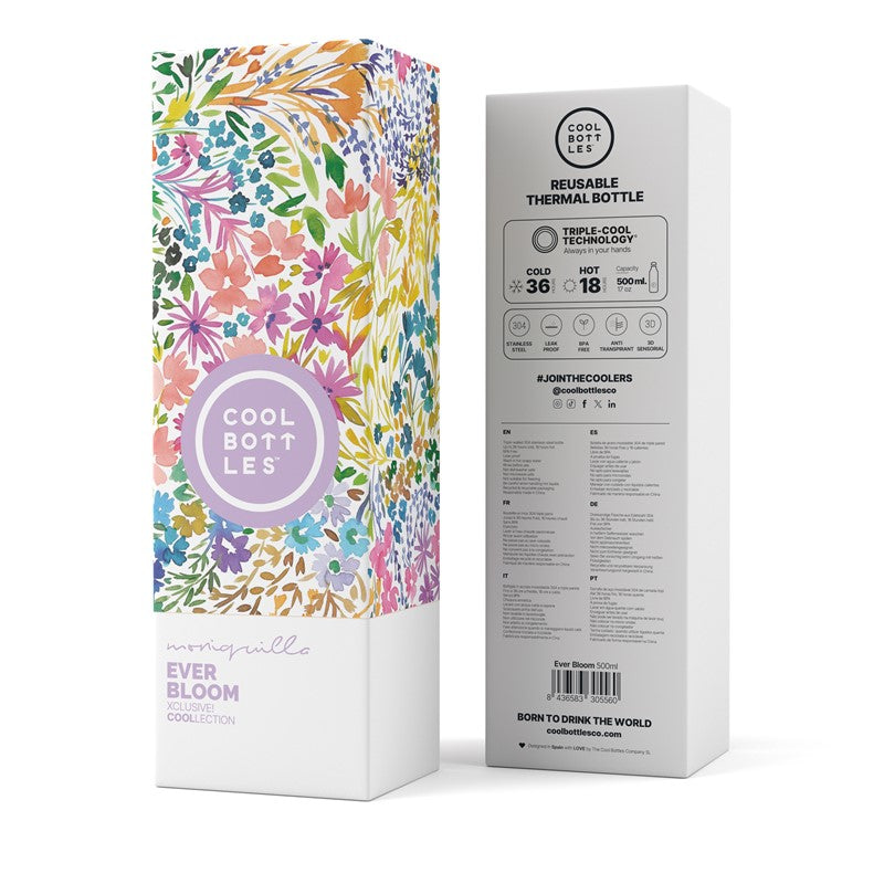 Botella térmica Moniquilla - Ever Bloom 500ml- Cool Bottles