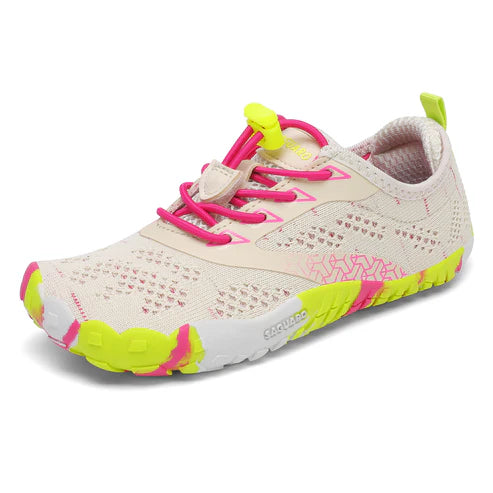 Deportiva Smart Beige fucsia- Saguaro