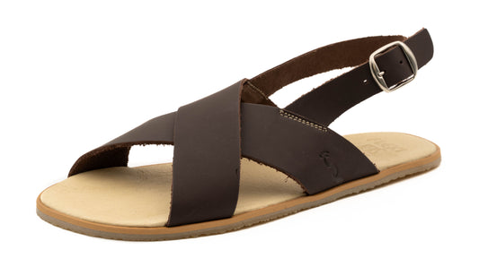 Sandalias Piel Marrón- FlexiNens