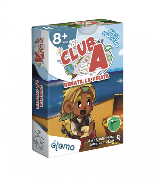 Juego de cartas Renata la pirata. Club A- Átomo Games