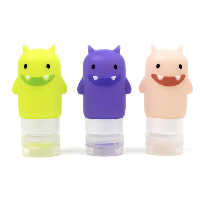 Contenedores para aderezos Squeezy Monster Set de 3- Yumbox