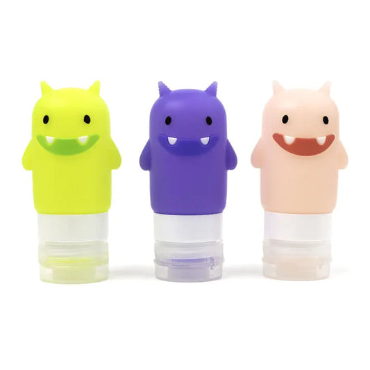 Contenedores para aderezos Squeezy Monster Set de 3- Yumbox