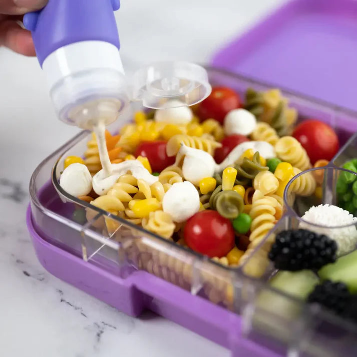Contenedores para aderezos Squeezy Monster Set de 3- Yumbox