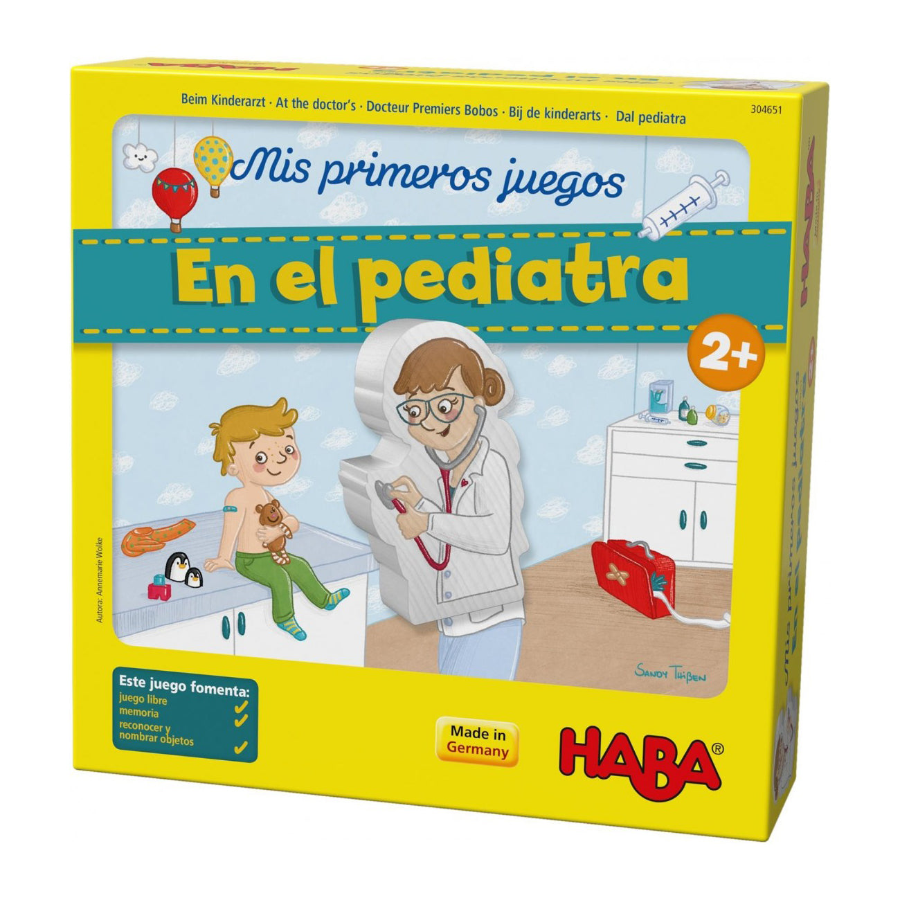 Juego Mis Primeros Juegos En el pediatra Haba