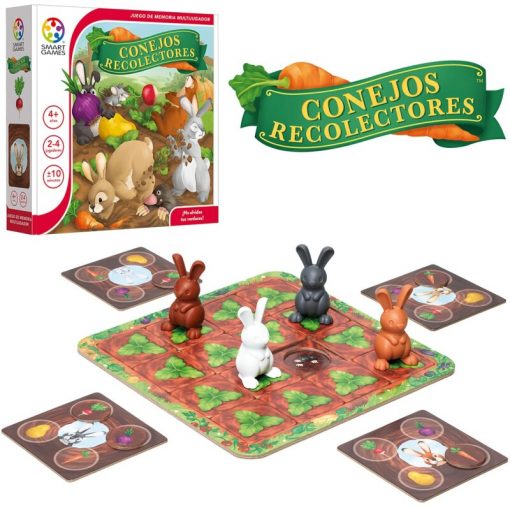 Juego de Memoria Conejos Recolectores- Smart games