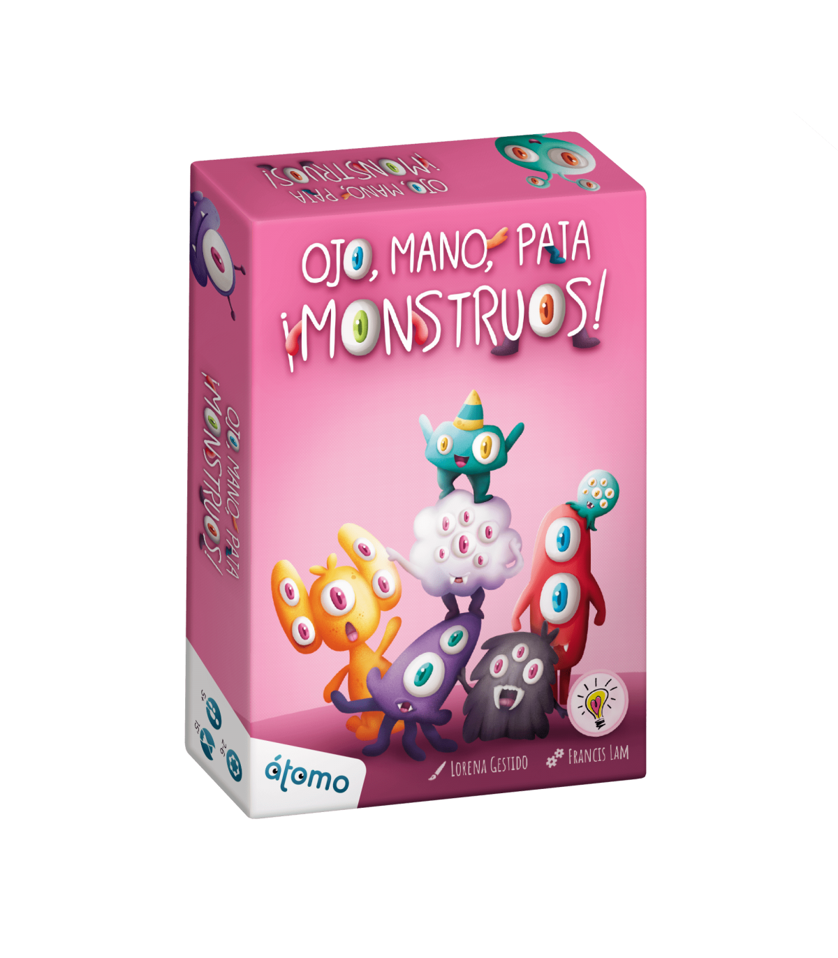 Juego OJO, MANO, PATA ¡MONSTRUOS!- Átomo Games