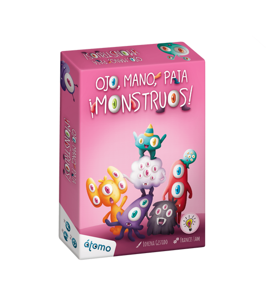 Juego OJO, MANO, PATA ¡MONSTRUOS!- Átomo Games