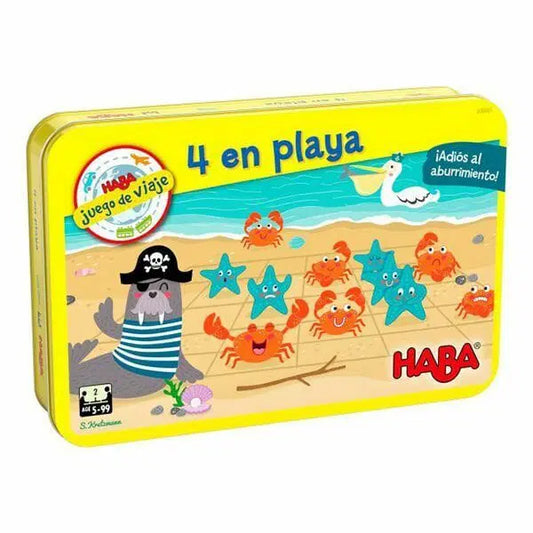 4 en playa- Haba