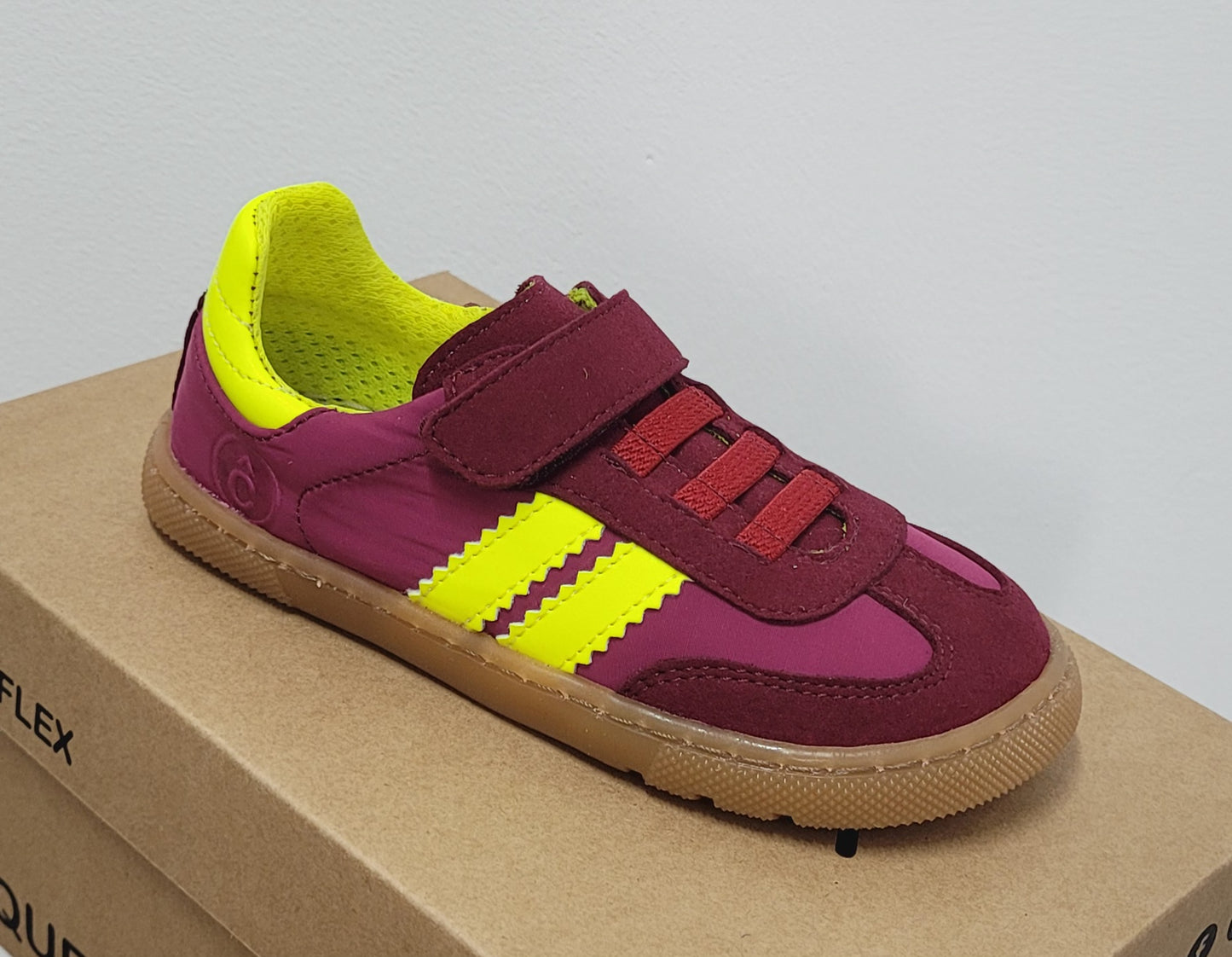 Deportiva infantil Samba Cereza- Coqueflex