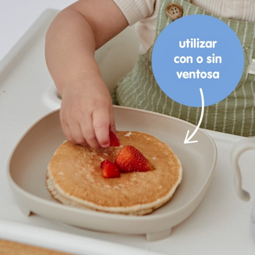 Plato 2 en 1 con ventosa y compatimentos extraíbles Ocean- B.box