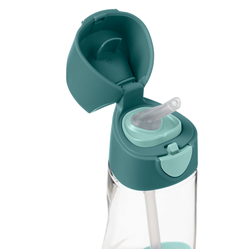 Botella tritán con pajita 450ml Emerald Forest-B.Box