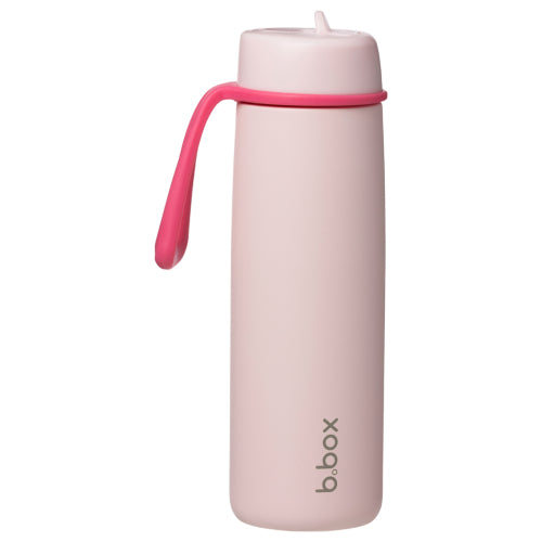 Botella térmica con boquilla plegable y asa 690ml Pink Paradise- B.box