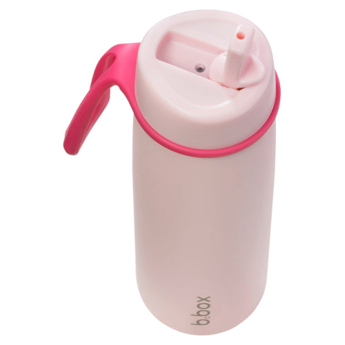 Botella térmica con boquilla plegable y asa 690ml Pink Paradise- B.box