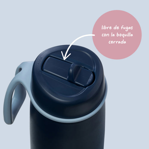 Botella térmica con boquilla plegable y asa 690ml Lagoon- B.box