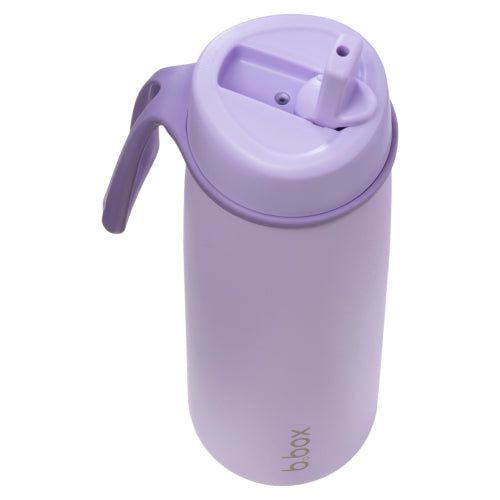 Botella térmica con boquilla plegable y asa 690ml Lilac Love- B.box