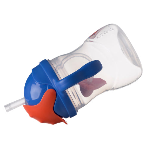 Taza con cañita flexible con pesa Superman- B.Box