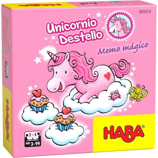Unicornio destello, memo mágico- Haba